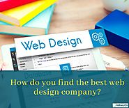 How do you find the best web design company?