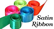 Decorative Satin Ribbons with Floral Accessories in Wholesale