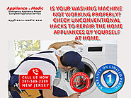 Check unconventional hacks to repair the home appliances by yourself at home.