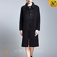 CWMALLS® Womens Double Face Wool Walking Coat CW652202