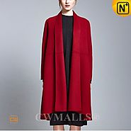 CWMALLS® Womens Double Face Wool Cape Coat CW652207