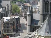 St. Michael's Bridge in Ghent Belgium (Sint-Michielsbug)