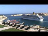 MALTA - Valletta: Grand Harbour & Upper Barrakka