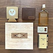 Groomsmen Gift Box - Vintage Rustic #2 by Swanky Badger