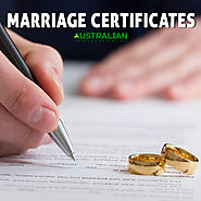Marriage certificates: