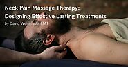 Benefits of Self massage for neck pain