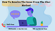 Resolve The Issue From The Chat Method – Emails Helpline