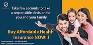 Buy Affordable Health Insurance NOW