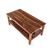 Coffee table (कॉफी टेबल): Buy Sheesham Wood Coffee Table Online at Best Prices Starting from Rs. 6,300 | Wakefit