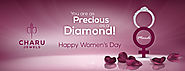 Website at https://charujewelsonline.com/happy-womens-day-you-are-as-precious-as-a-diamond/