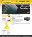 Container Hire Prices Available at Clevelandcontainers.co.uk