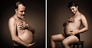 Heartwarming Photoshoot Of Males Embracing Their Pregnant Beer Bellies - Just LoL Pictures