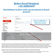 Blokkeer specifieke afzenders op basis van een e-mailadres of domein