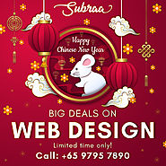 Chinese New Year Deals on FLAT 10% Off Web Design Services offered by Subraa Web Designer Singapore