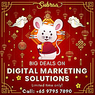 Chinese New Year Offers on Digital Marketing Services by Subraa Digital Marketing Analyst Singapore
