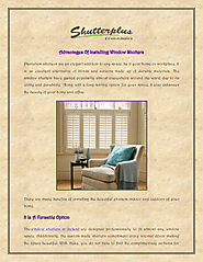 Advantages Of Installing Window Shutters | edocr