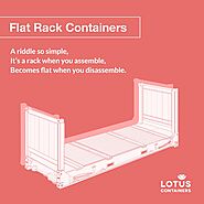 Flat Rack Containers | 40ft Flat Rack Containers