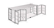20ft Side Door Containers for sale | New side door containers USA