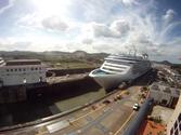 Panama Canal Transit Time-Lapse @ Miraflores Locks - Princess Cruise Island Princess