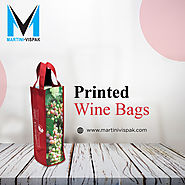 Printed Wine Bags