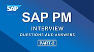 SAP PM Interview Questions and Answers PART-2 || SAP Plant Maintenance ||