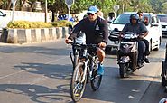 Watch: Salman Khan Heads To Shoot For Upcoming Film 'Radhe' On A Bicycle - GoodTimes: Lifestyle, Food, Travel, Fashio...
