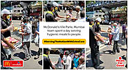Serving The Underprivileged - McDonald's India | McDonald's Blog