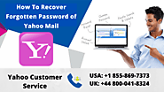 Recover Forgotten Password of Yahoo Mail