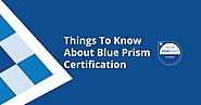 Things To Know About Blue Prism Certification