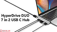 Latest HyperDrive DUO 7-in-2 USB-C Hub for Mac Notebooks