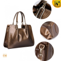 Women Leather Satchel Handbags CW301322 - CWMALLS.COM