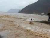 kumzar flood ..Khasab, OMan