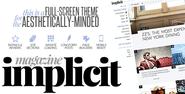 Implicit - Full-Screen Blazing-Fast Magazine Theme
