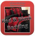 Master Bedroom Make Over Ideas | Red and Black Bedding