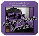 Cool and Classy | Purple and Black Bedding