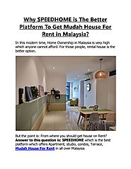 Fully Furnished Mudah House For Rent- Speed Home