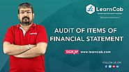 CA Intermediate - Audit of items of financial statement| CA VikasOswal | LearnCab