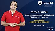 CA Inter | Financial Management & Economics for Finance | Cost Of Capital CA Hariharan-Crash Course