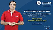 CA Inter | Financial Management & Economics | Working Capital Management | CA Hariharan-Crash Course