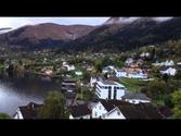 Balestrand, Norway from Hotel Kviknes balcony
