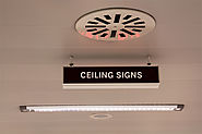 Get Eye-Catching Ceiling Signs in Austin, TX by Georgetown Signs