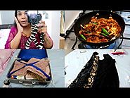 Packing for My Delhi Trip - What I do Before A Trip - Pepper Crab Fry Recipe