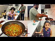 Hubby Cooking Vlog | Nattu Kozhi Pepper Kulambu