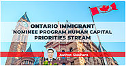 Ontario Immigrant Nominee Program Human Capital Priorities Stream - Canada Immigration consultants