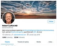 Robert Lufkin’s Growing Twitter Presence- From Zero to >22,000 Followers in 180 Days: robertlufkin — LiveJournal