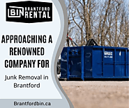 Approaching a Renowned Company for Junk Removal in Brantford