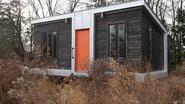 Modern 227 Square Foot Charles Eames-style tiny house- single floor living