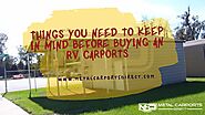 RV Carports Guide | Read This Before Buying One