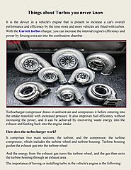 things to know about turbos