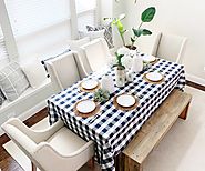 Buffalo Check Tablecloths - Cotton Plaid Tablecloths - Rectangular tablecloths - All Cotton and Linen